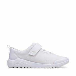 Clarks Aeon Pace Youth Fehér | 64LWRYVHA