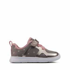 Clarks Ath Flux Toddler Kék Szürke | 60CRODJGT