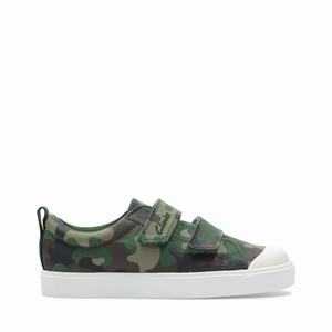 Clarks City Bright Khaki Camo | 14SXYULVW