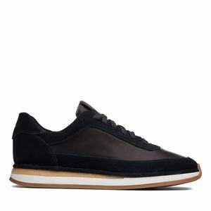 Clarks Craft Run Csipke Fekete | 82DBCZWHA