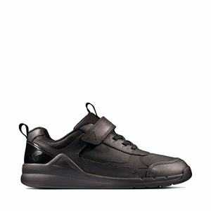 Clarks Orbit Sprint Youth Fekete | 73IKDCVNH