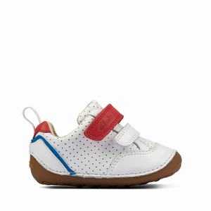 Clarks Tiny Sky Toddler Fehér | 02UZGWRMH