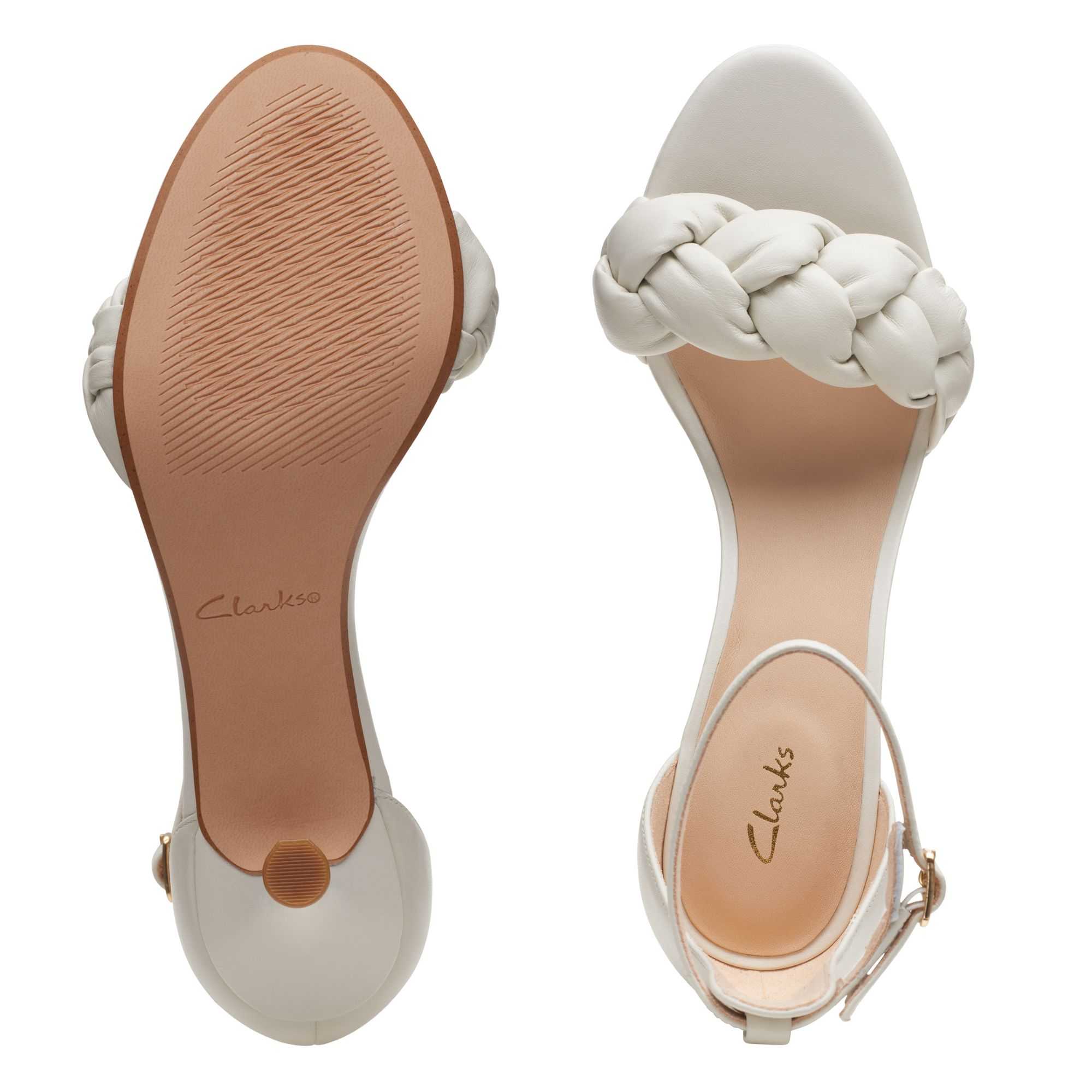 Clarks Amali Sandal Fehér | 97QHEKDOT