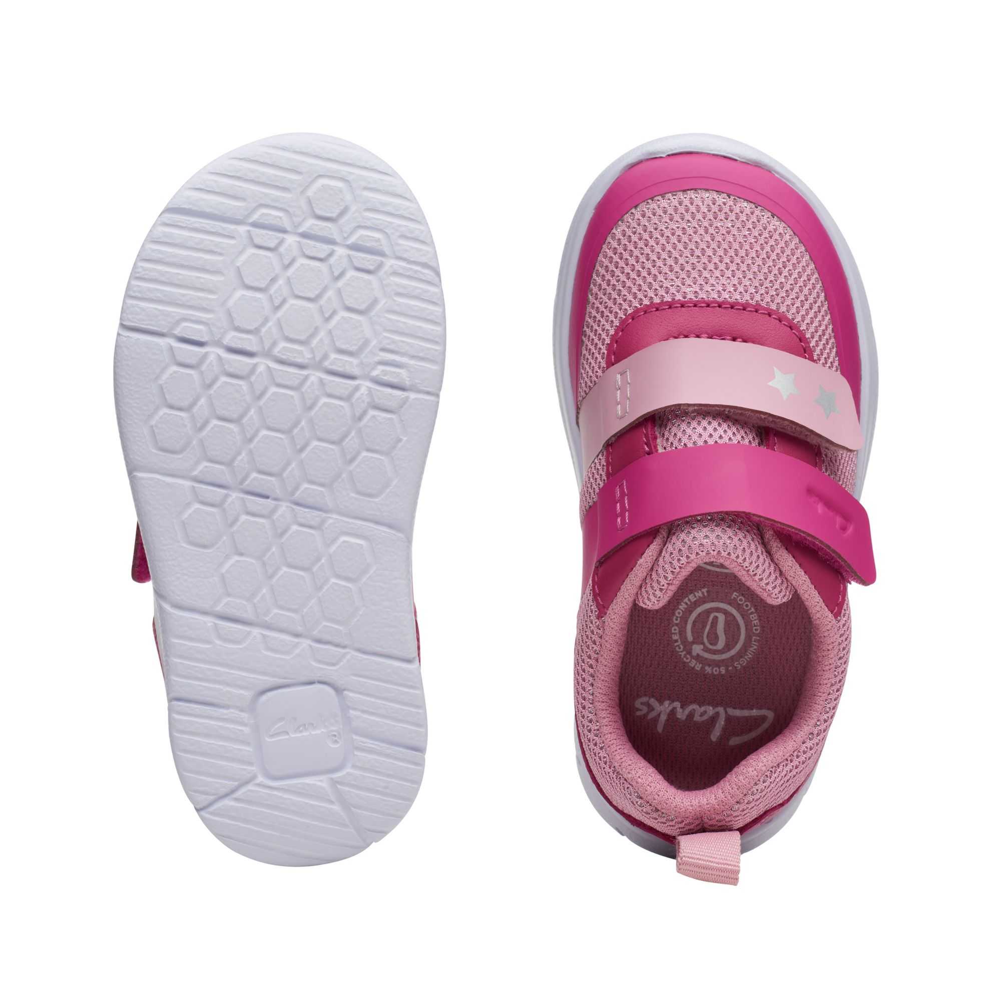 Clarks Ath Tone Toddler Rózsaszín | 38SZBGVNX