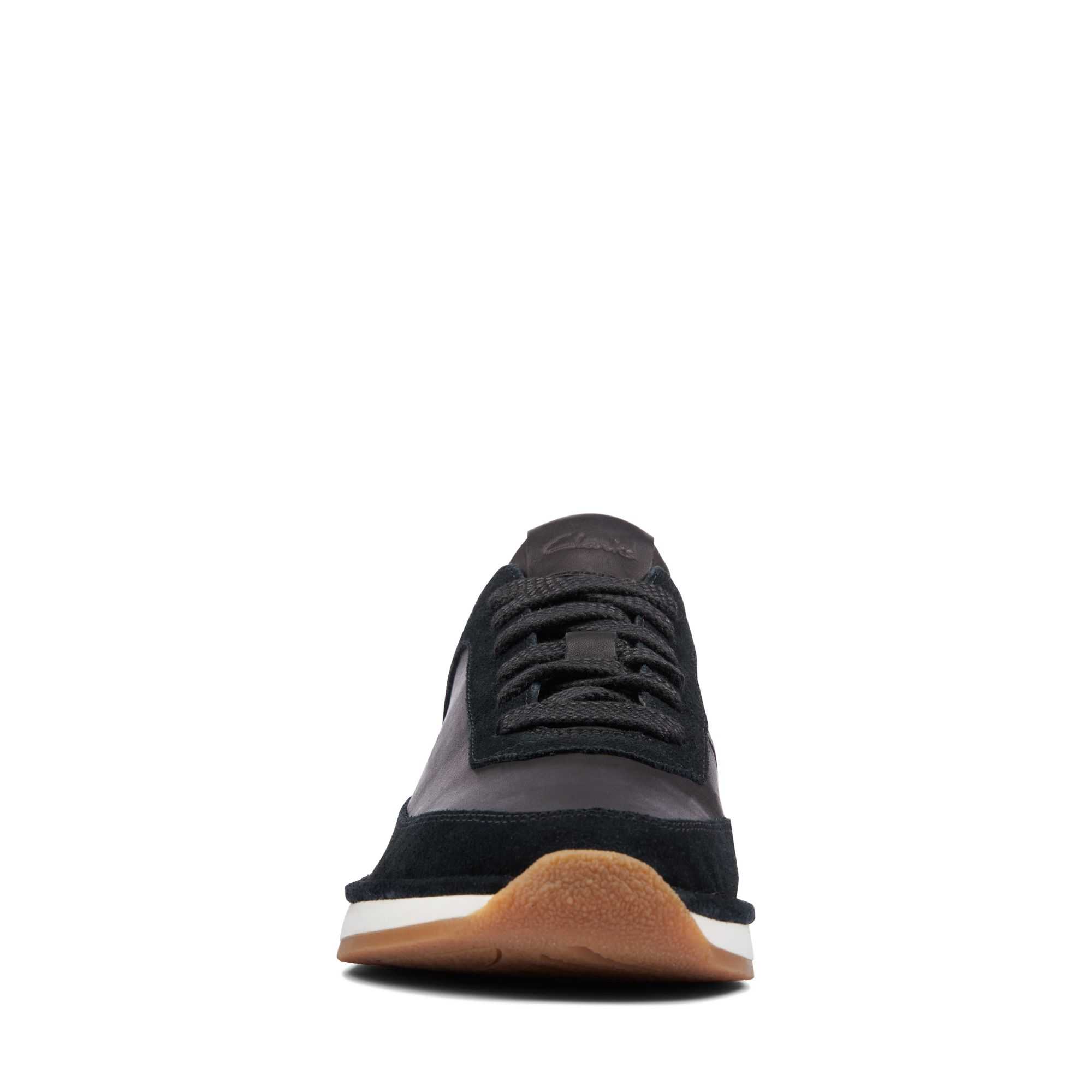 Clarks Craft Run Csipke Fekete | 82DBCZWHA