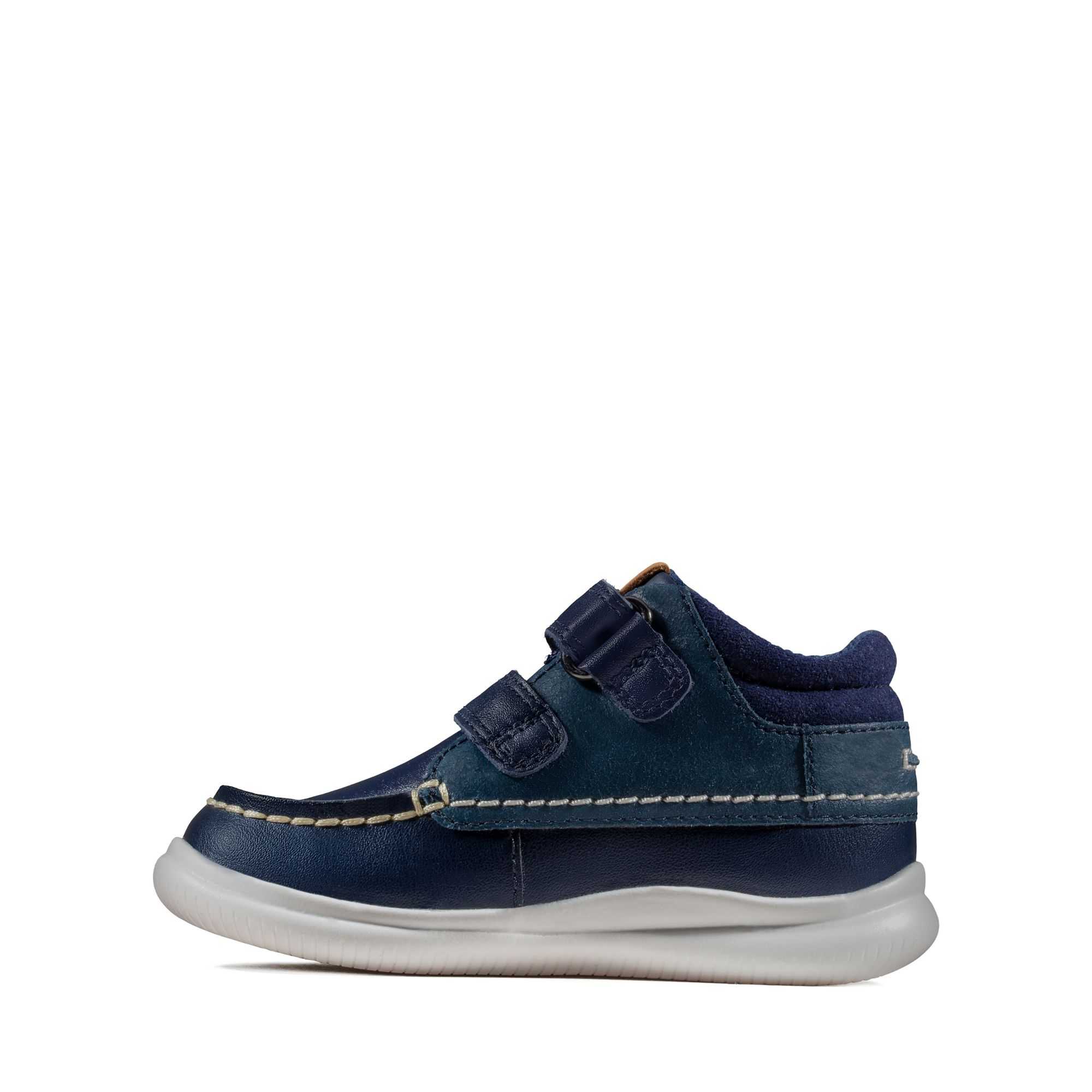 Clarks Crest Tuktu Toddler Sötétkék | 35UZFOGVS