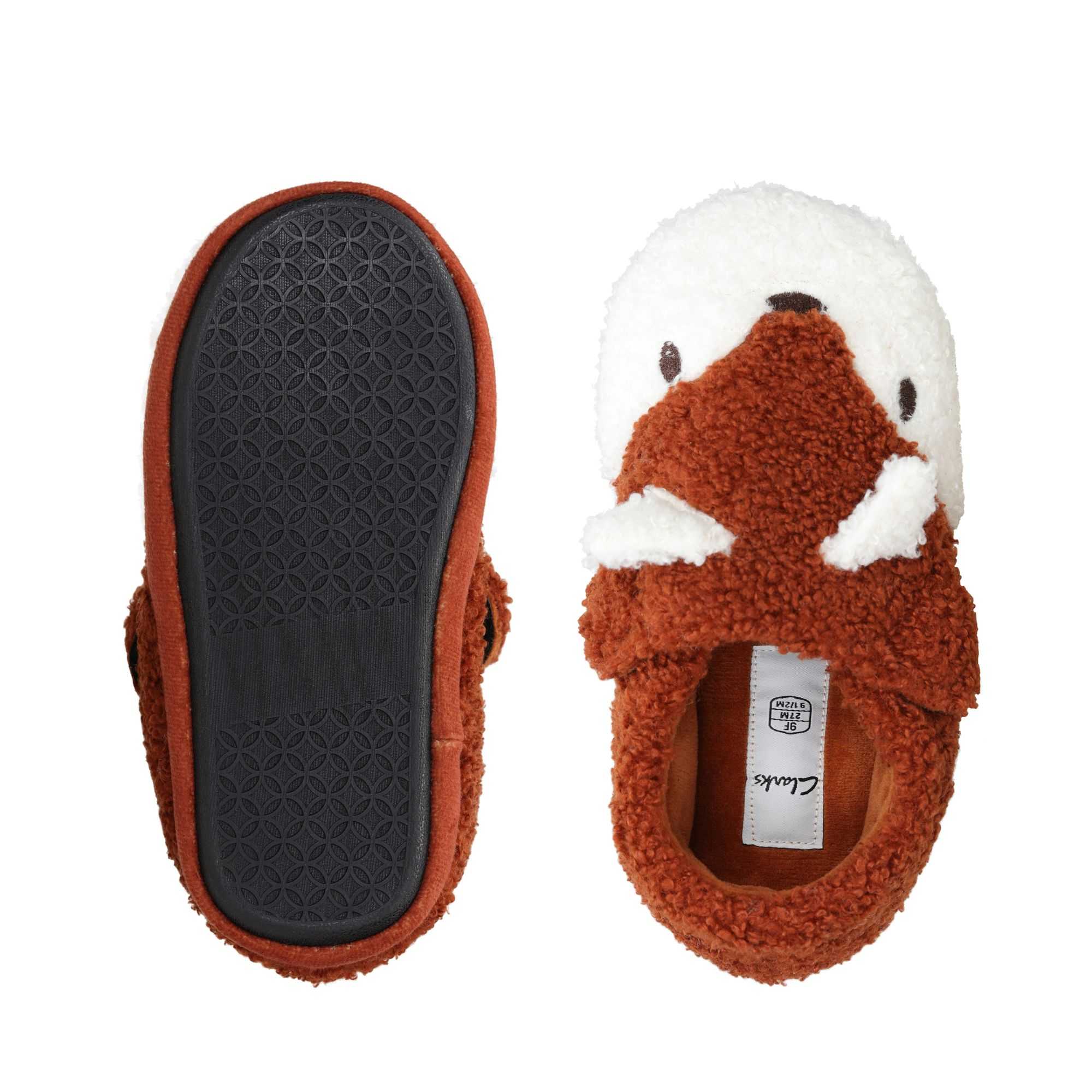 Clarks Fluffy Snug Toddler Narancssárga | 75ZHMGQCL