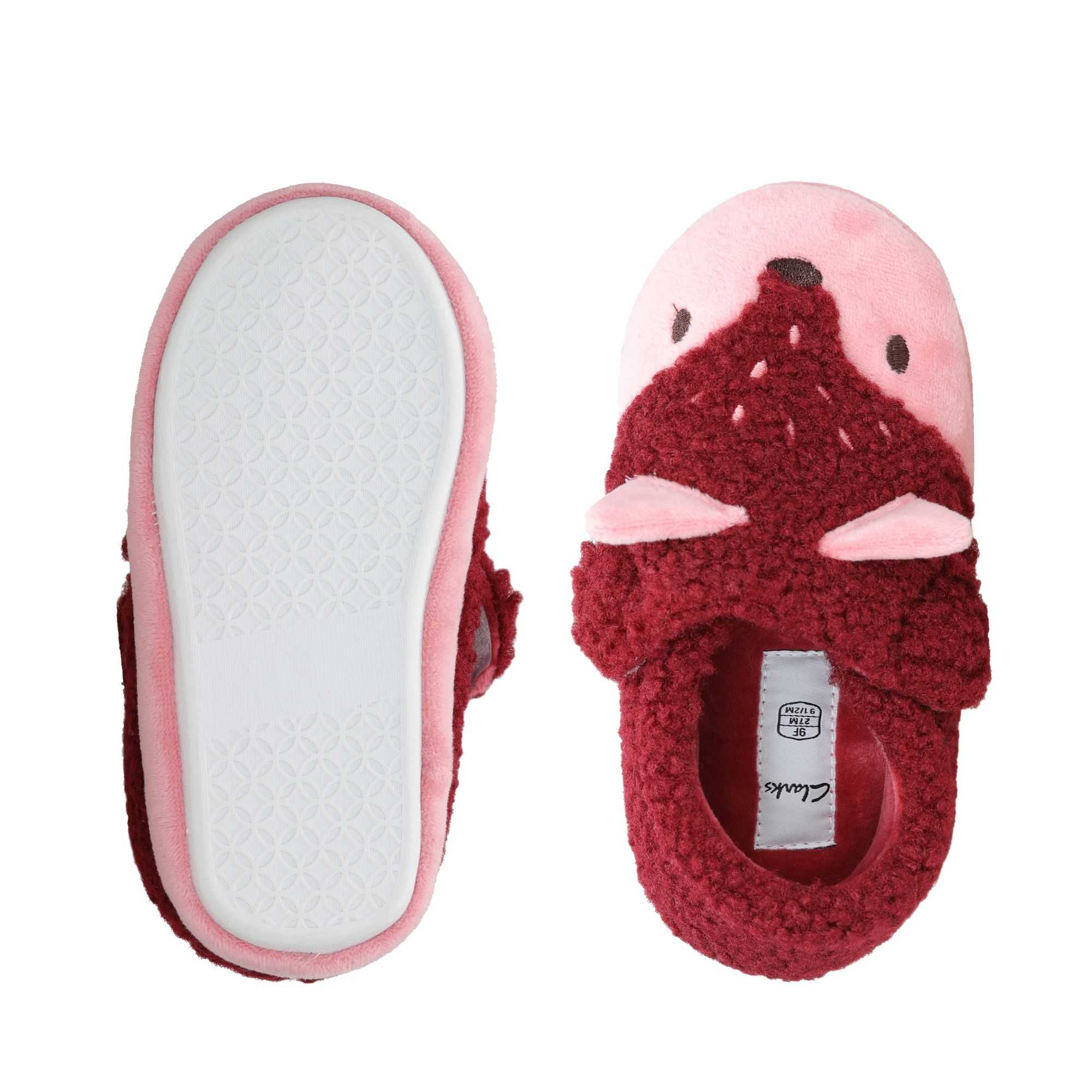 Clarks Fluffy Snug Toddler Rózsaszín | 32IRFZPYB