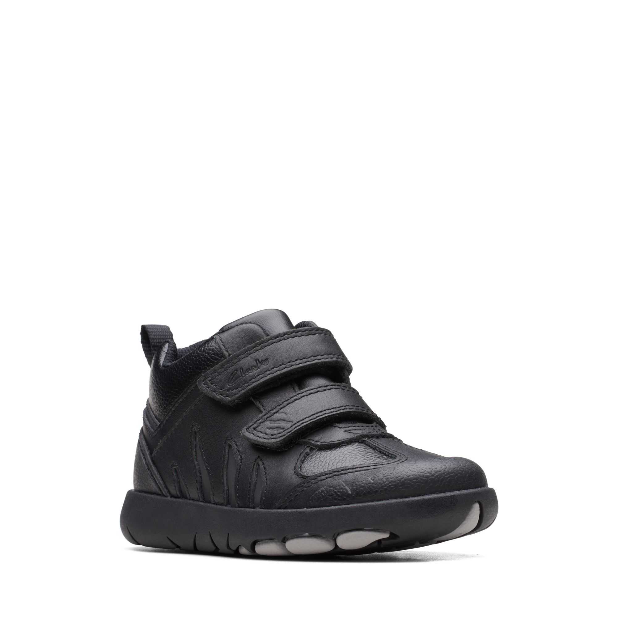 Clarks Rex Hop Toddler Fekete | 05LJYTNIE