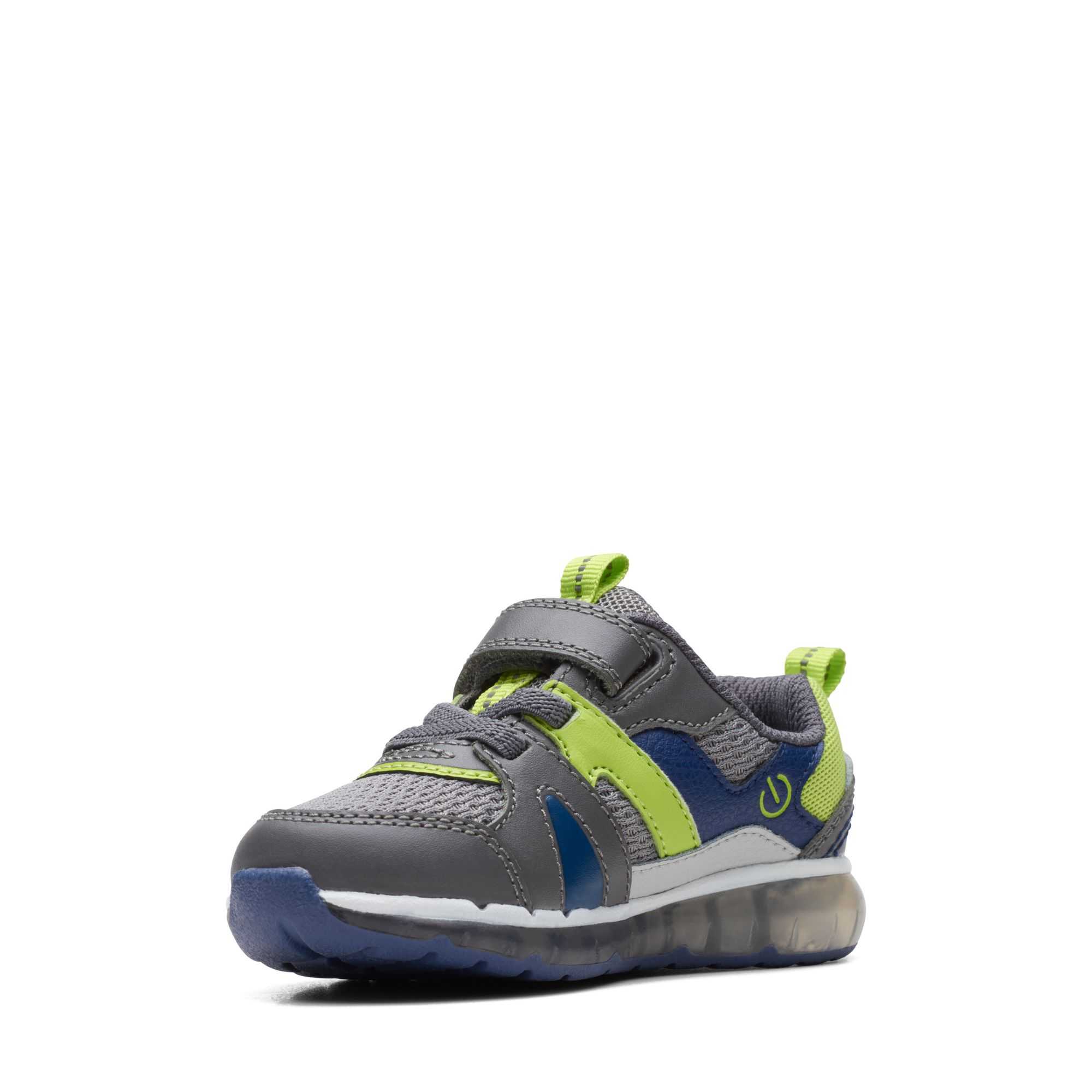 Clarks Spark Flash Toddler Szürke | 61SLIPTUK