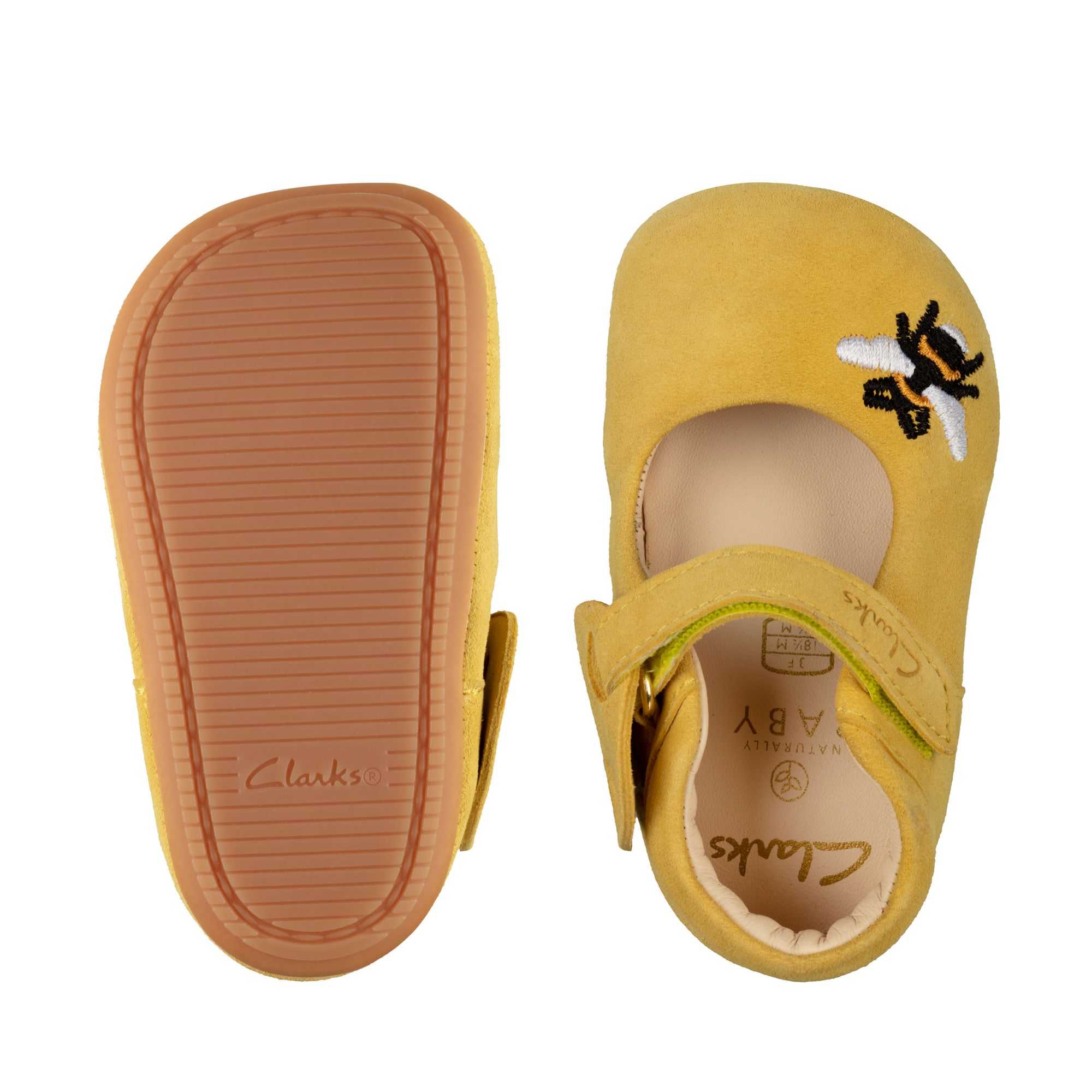 Clarks Star Kind Toddler Sárga | 69EQTSWVF