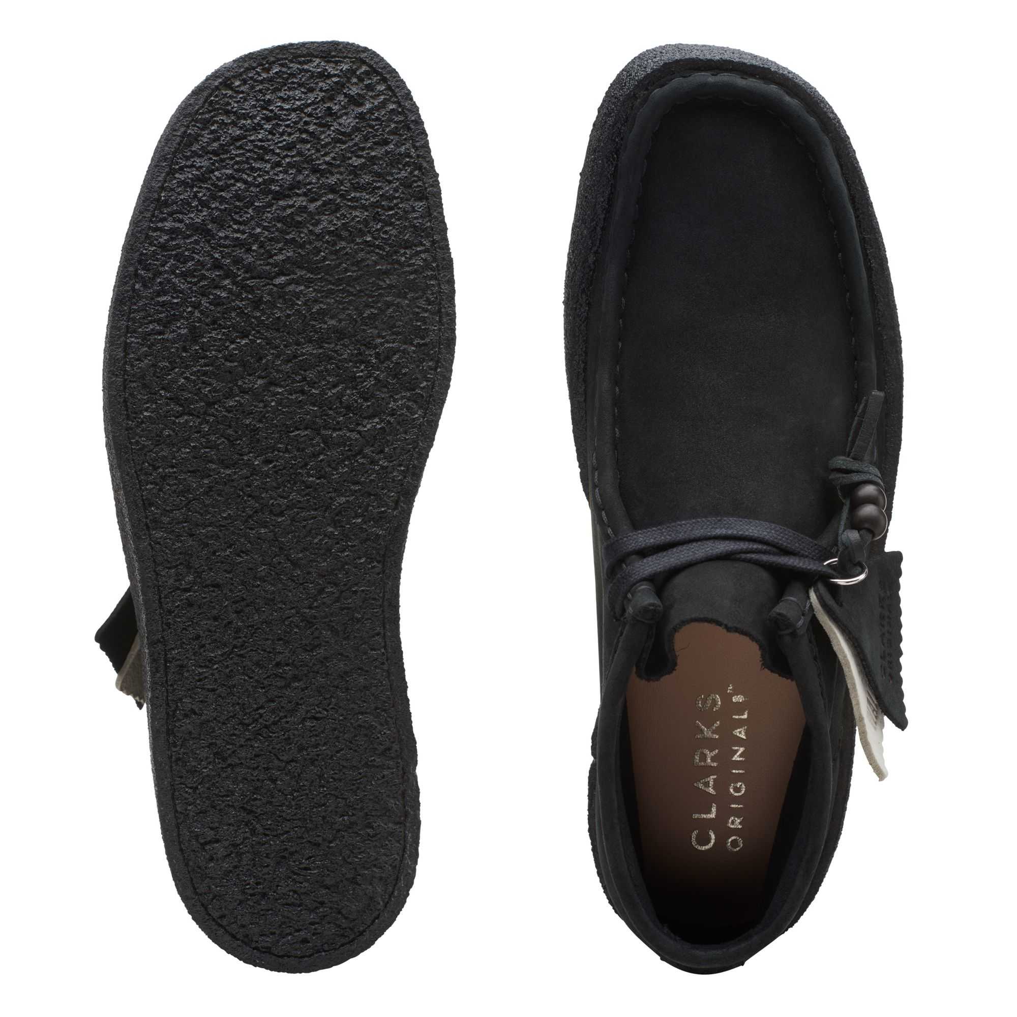 Clarks Wallabee Cup Boot Fekete | 93GWSALIO